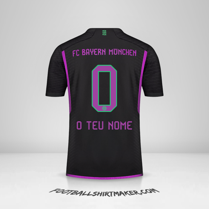 Camisola FC Bayern Munchen 2023/2024 II -  o teu nome - 0