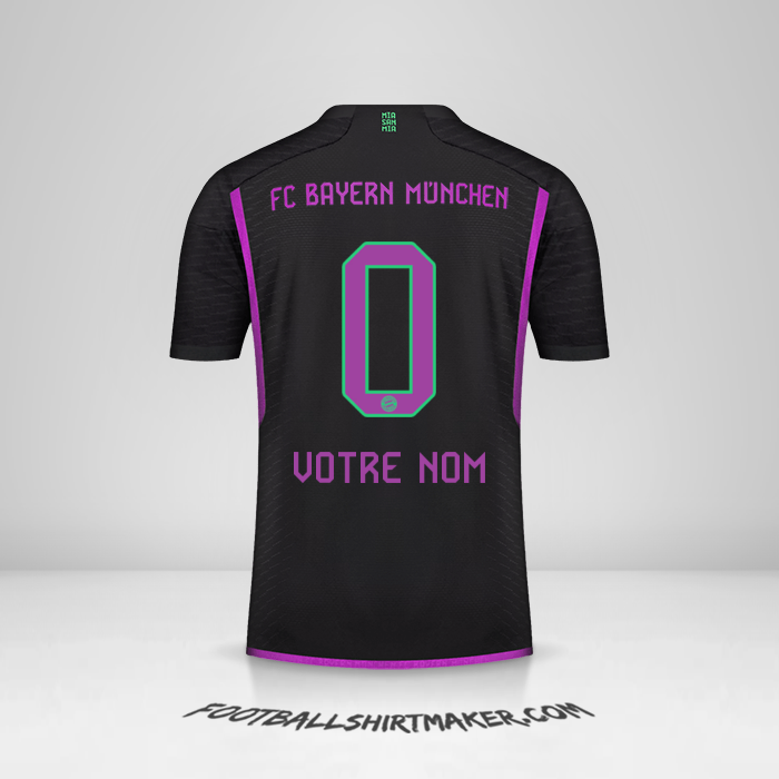 Maillot FC Bayern Munchen 2023/2024 II -  votre nom - 0