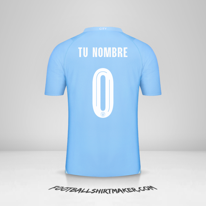 Camiseta Manchester City 2023/2024 World Cup número 0 tu nombre