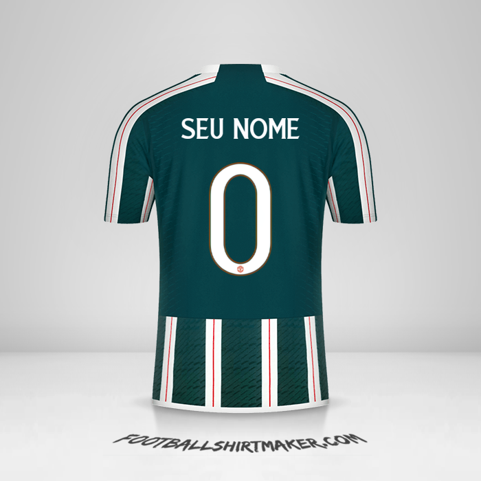 Camisa Manchester United 2023/2024 Cup II -  seu nome - 0