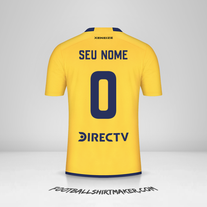 Camisa Boca Juniors 2023/2024 II -  seu nome - 0