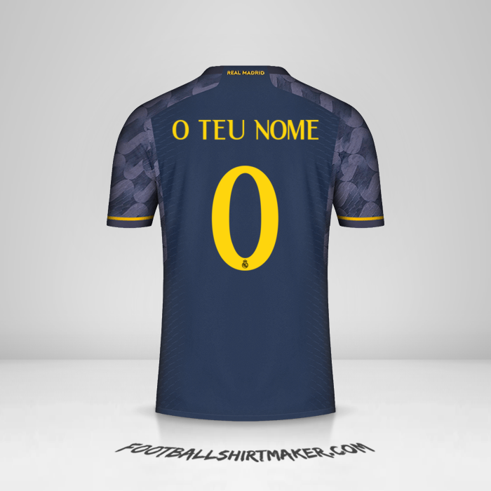 Camisola Real Madrid CF 2023/2024 Cup II -  o teu nome - 0