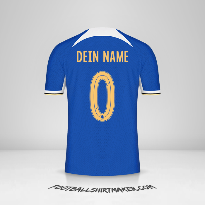 Trikot Chelsea 2023/2024 Cup -  dein name - 0