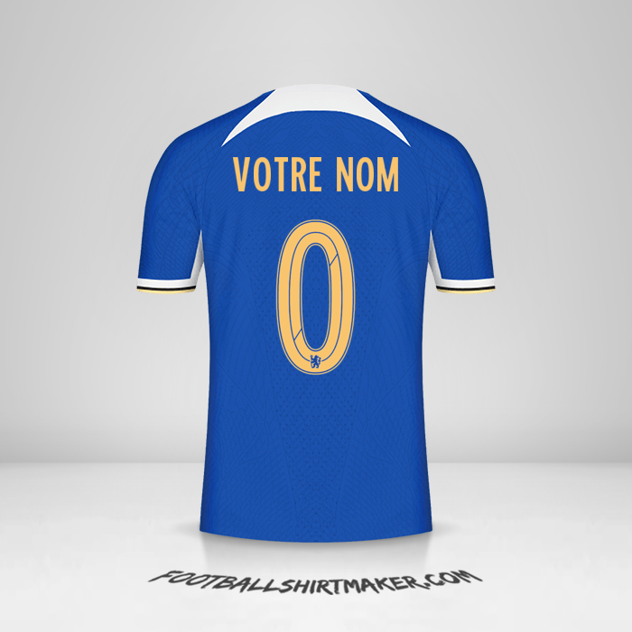 Maillot Chelsea 2023/2024 Cup -  votre nom - 0