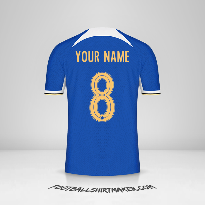 Chelsea jersey with name on sale