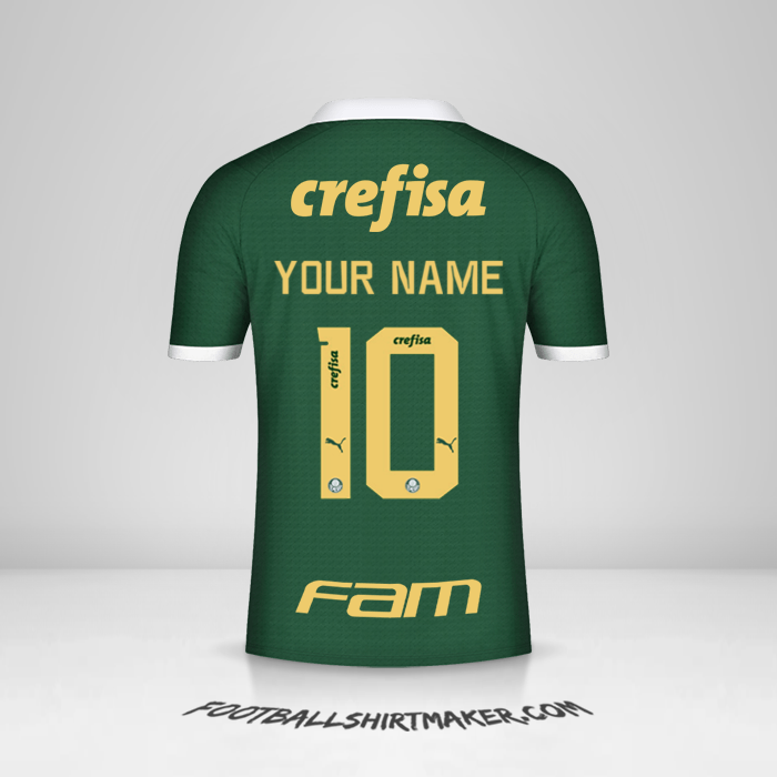 Palmeiras 2024 shirt number 10 your name