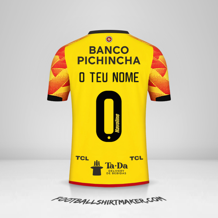 Camisola Barcelona SC 2024 -  o teu nome - 0