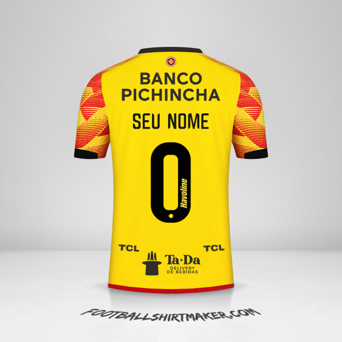 Camisa Barcelona SC 2024 -  seu nome - 0