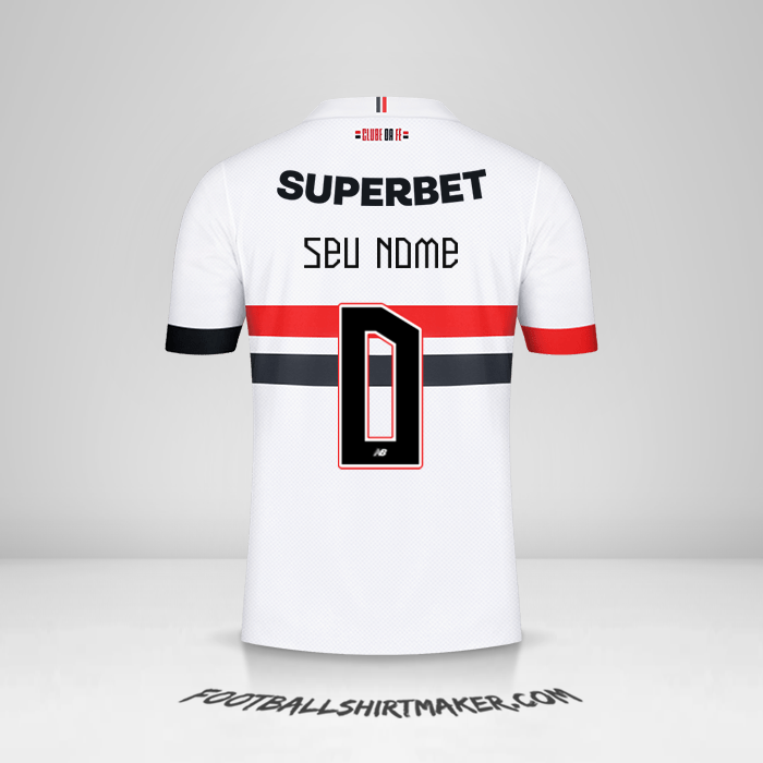 Camisa Sao Paulo FC 2024 -  seu nome - 0