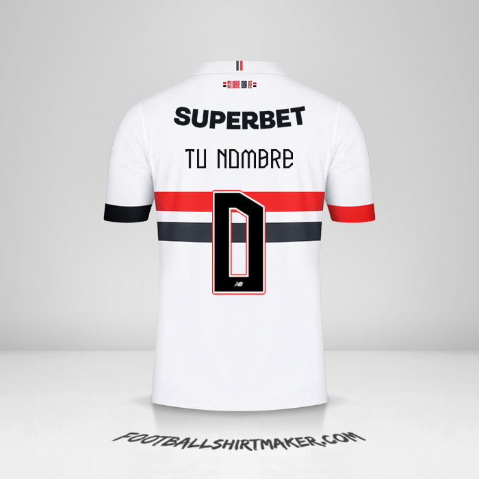 Camiseta Sao Paulo FC 2024 -  tu nombre - 0