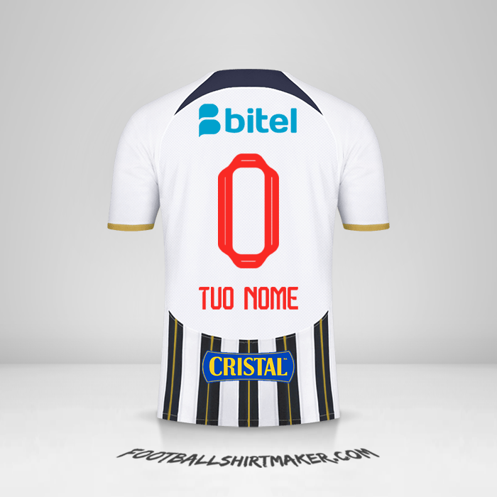 Maglia Club Alianza Lima 2024 -  tuo nome - 0
