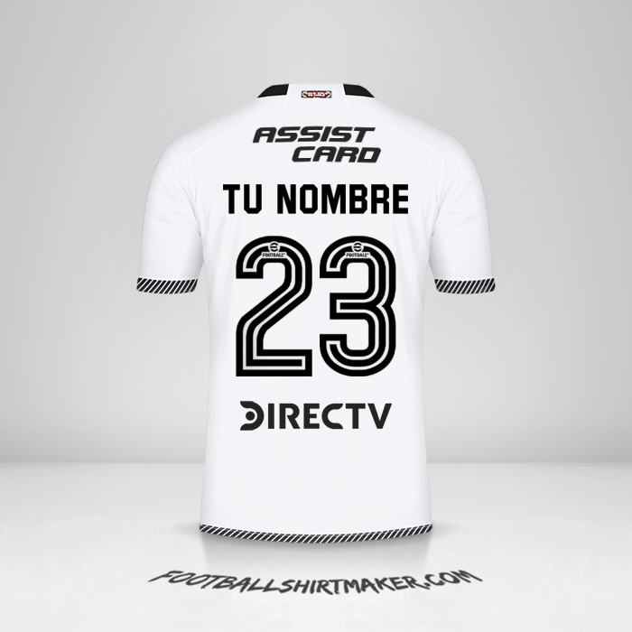 Jersey Colo Colo 2024 número 23 tu nombre