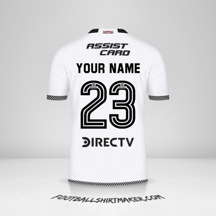 Colo Colo 2024 shirt number 23 your name