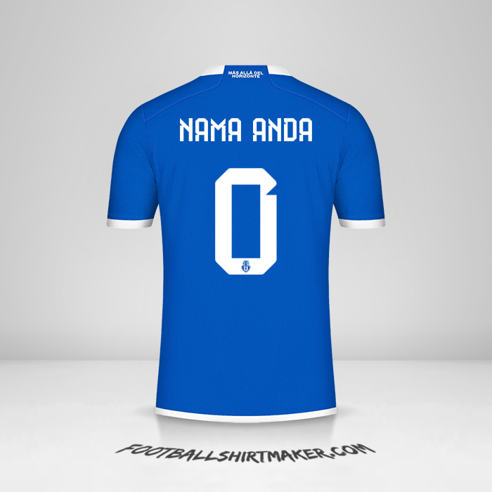 Jersey Universidad de Chile 2024 -  nama anda - 0