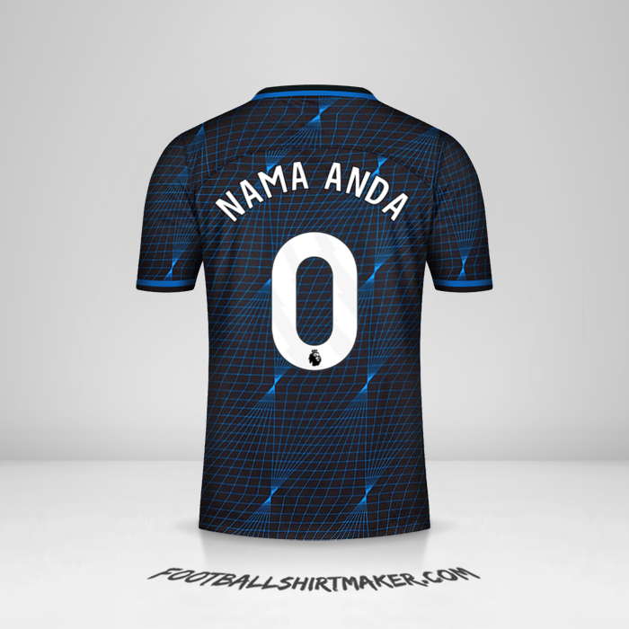 Jersey Chelsea 2023/2024 II -  nama anda - 0