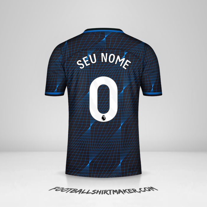 Camisa Chelsea 2023/2024 II -  seu nome - 0