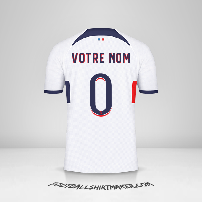 Maillot Paris Saint Germain 2023/2024 II -  votre nom - 0