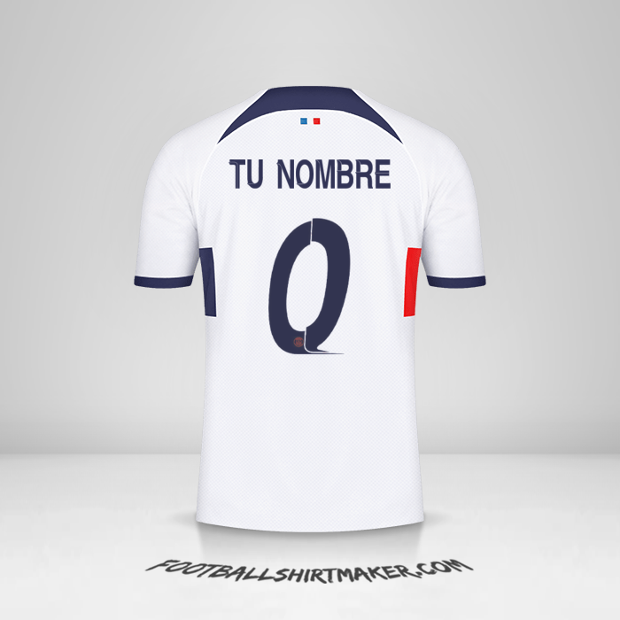 Jersey Paris Saint Germain 2023/2024 Cup II -  tu nombre - 0