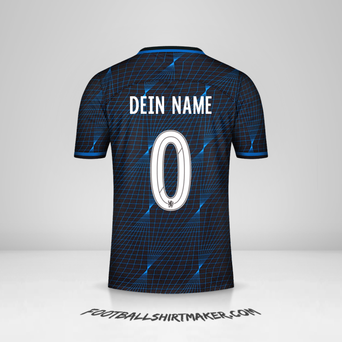 Trikot Chelsea 2023/2024 Cup II -  dein name - 0