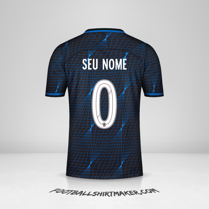 Camisa Chelsea 2023/2024 Cup II -  seu nome - 0