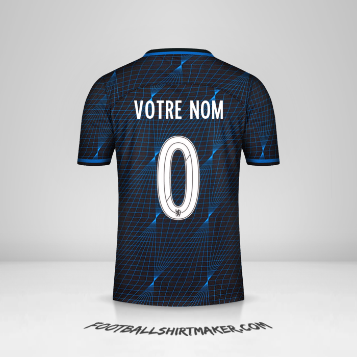 Maillot Chelsea 2023/2024 Cup II -  votre nom - 0