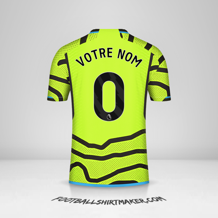 Maillot Arsenal 2023/2024 II -  votre nom - 0