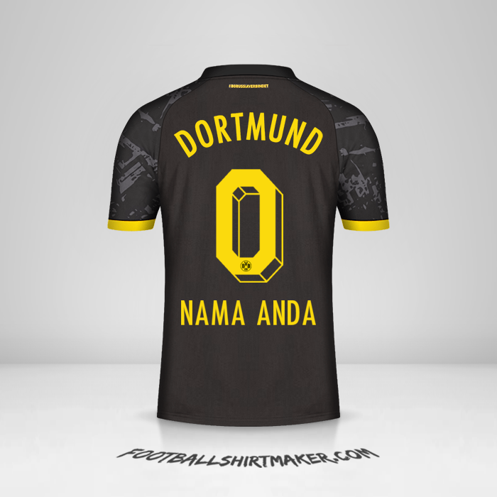 Jersey Borussia Dortmund 2023/2024 II -  nama anda - 0