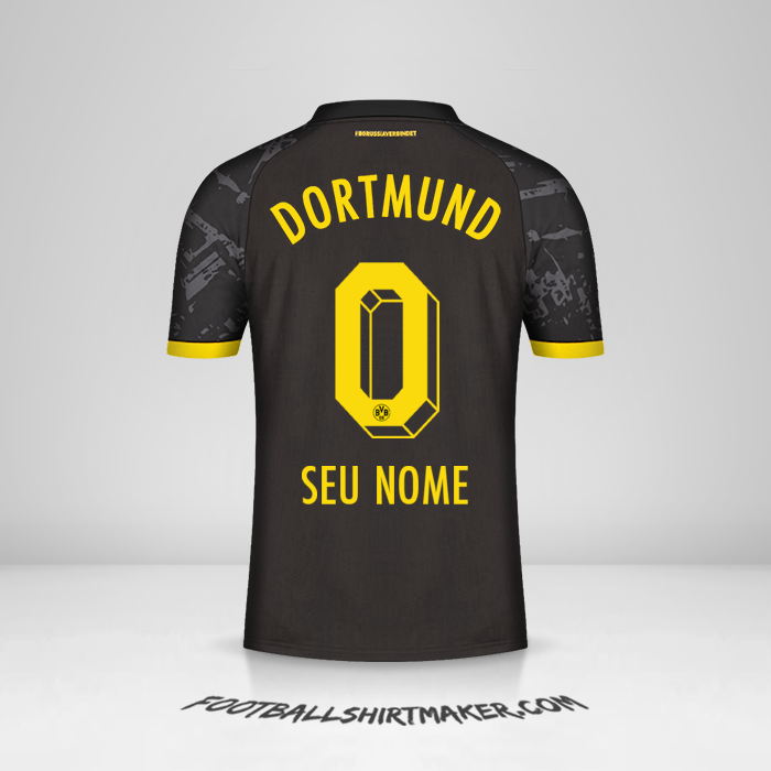 Camisa Borussia Dortmund 2023/2024 II -  seu nome - 0