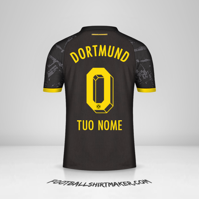 Maglia Borussia Dortmund 2023/2024 II -  tuo nome - 0