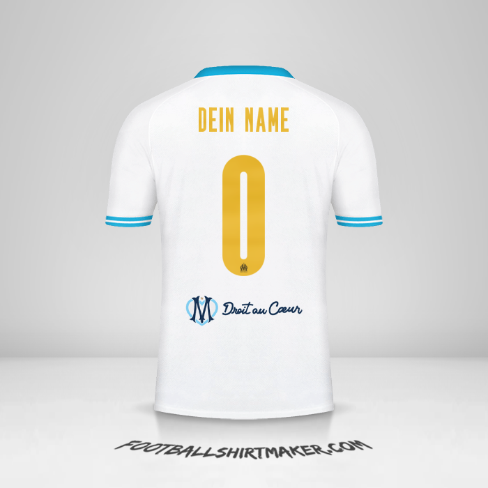 Trikot Olympique de Marseille 2023/2024 Cup -  dein name - 0