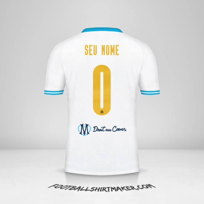 Camisa Olympique de Marseille 2023/2024 Cup -  seu nome - 0