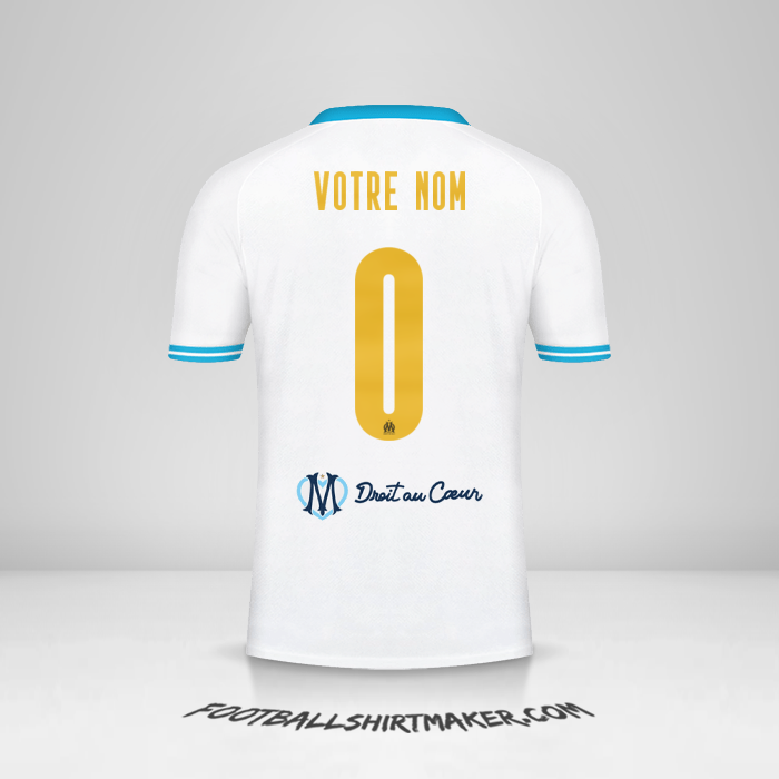 Maillot Olympique de Marseille 2023/2024 Cup -  votre nom - 0