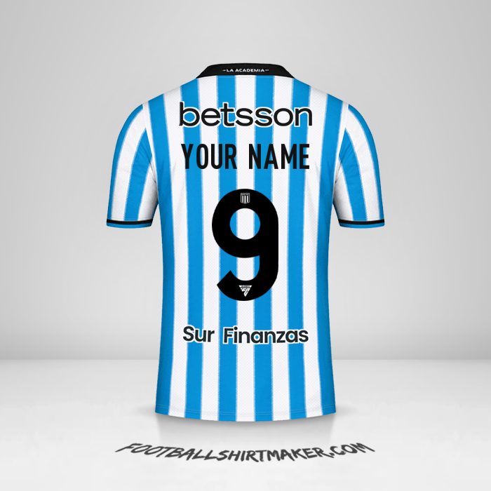 Racing Club 2024 jersey number 9 your name