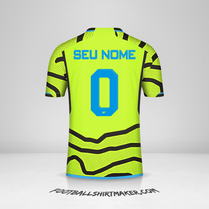 Camisa Arsenal 2023/2024 Cup II -  seu nome - 0