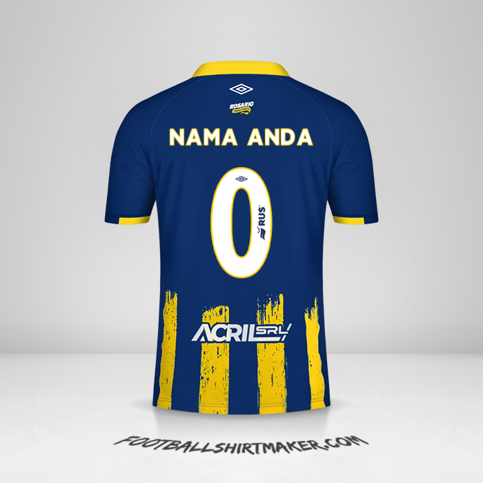 Jersey Rosario Central 2024 -  nama anda - 0