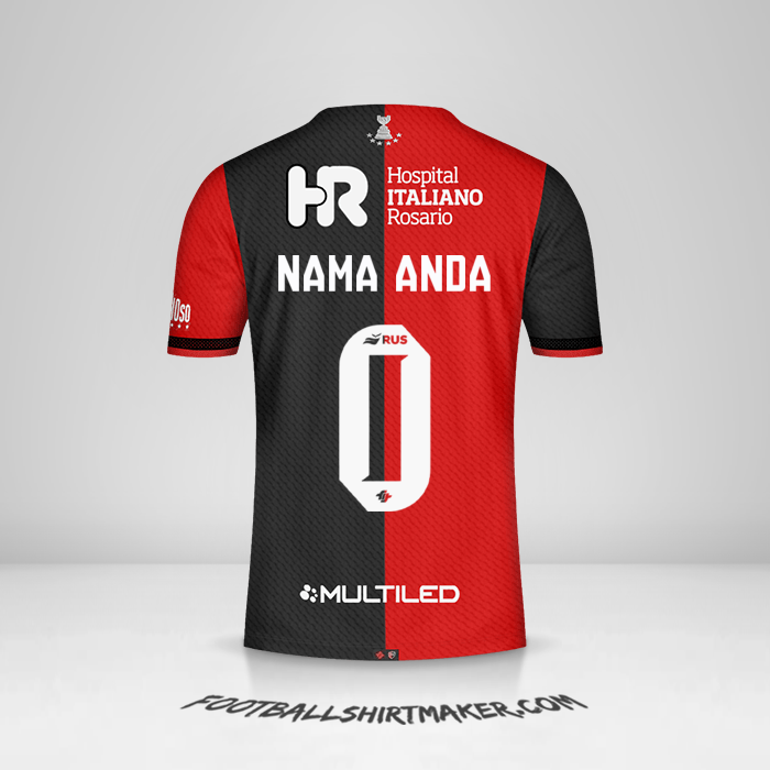 Jersey Newells Old Boys 2024 -  nama anda - 0