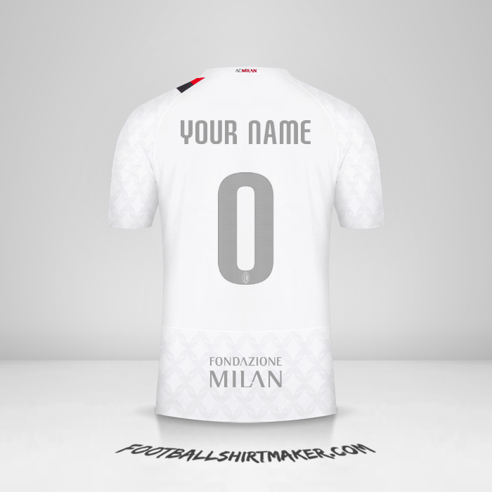 Jersey AC Milan 2023/2024 Cup II -  your name - 0