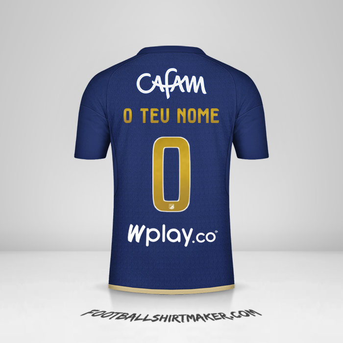 Camisola Millonarios FC 2024 -  o teu nome - 0