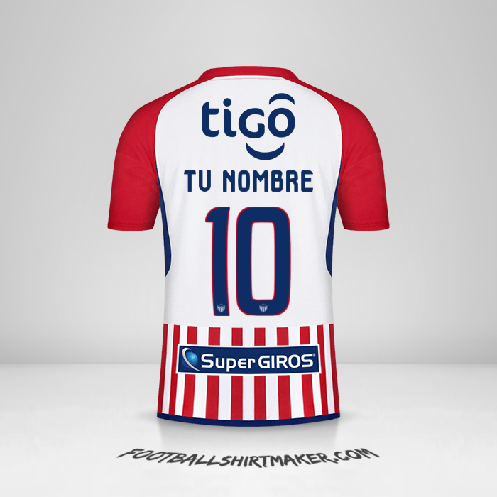 Jersey Junior 2024 número 10 tu nombre