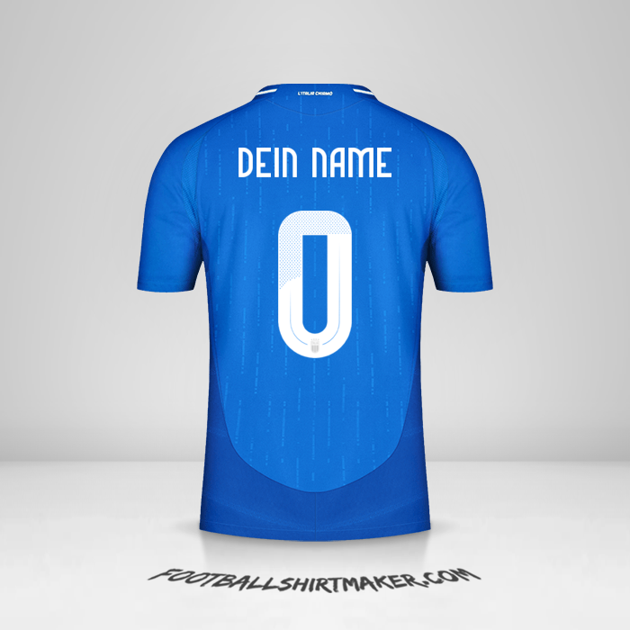 Trikot Italien 2024 -  dein name - 0