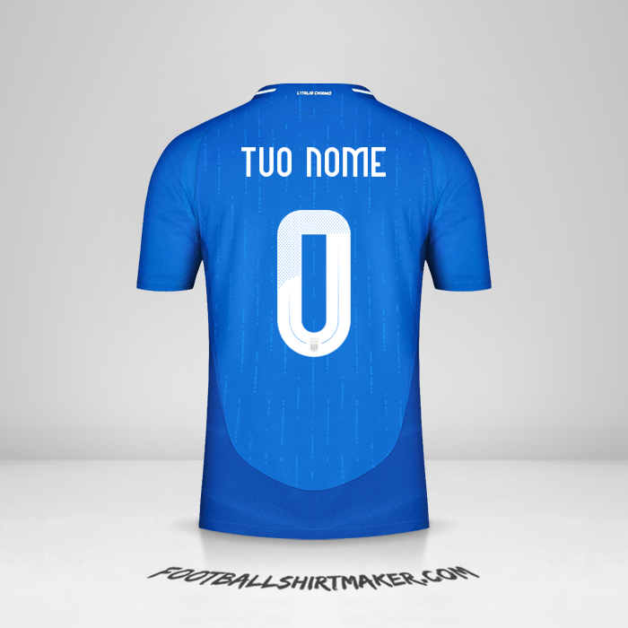 Maglia Italia 2024 -  tuo nome - 0