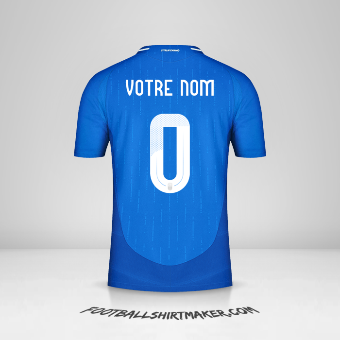 Maillot Italie 2024 -  votre nom - 0