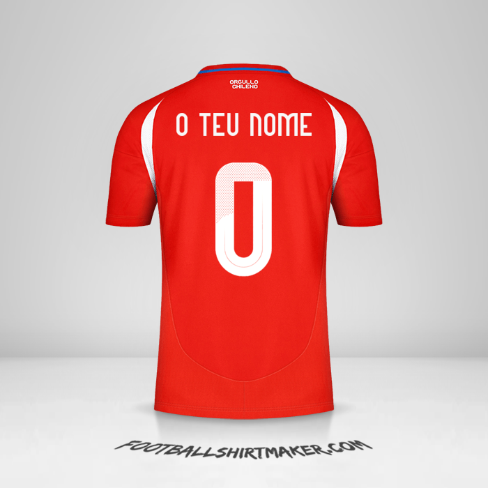 Camisola Chile 2024 -  o teu nome - 0