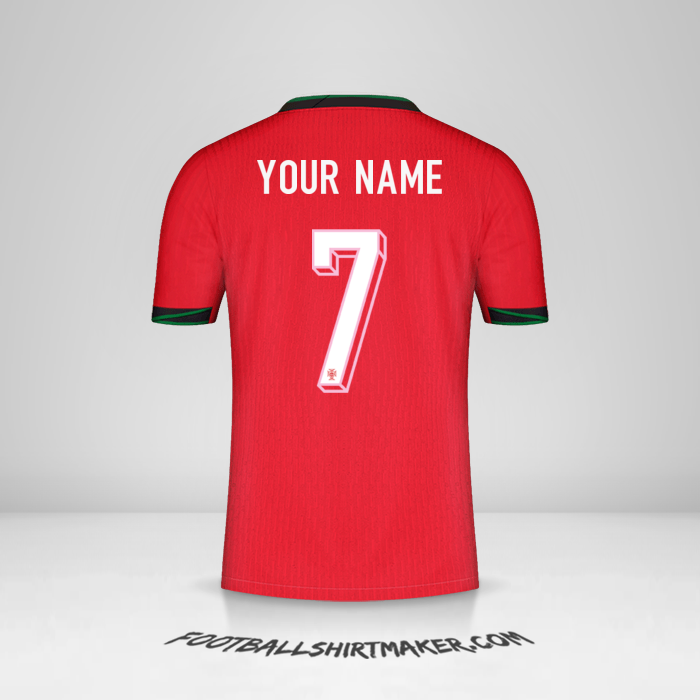 Portugal 2024 shirt number 7 your name