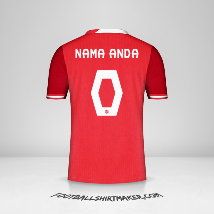 Jersey Kanada 2024 -  nama anda - 0