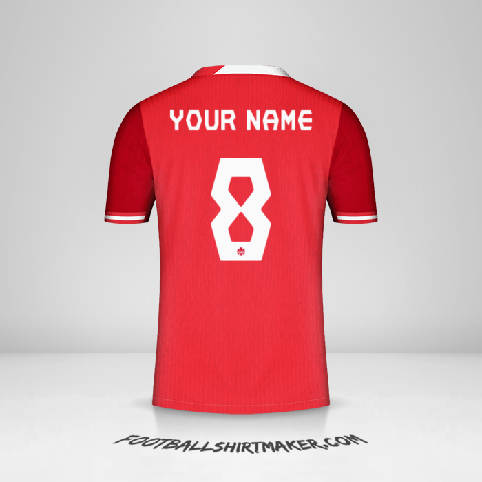 Canada 2024 shirt number 8 your name