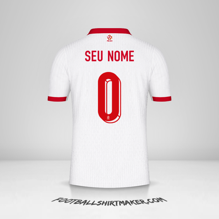 Camisa Polônia 2024 -  seu nome - 0