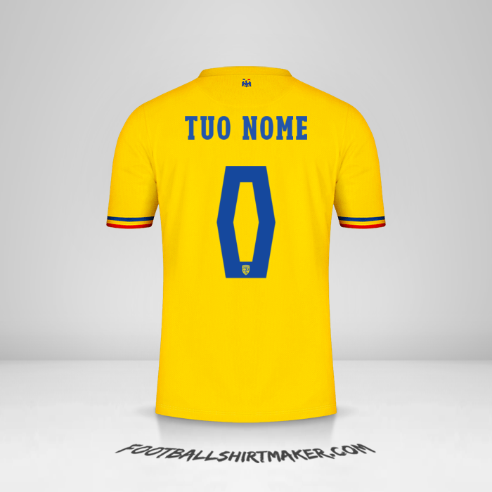 Maglia Romania 2024 -  tuo nome - 0