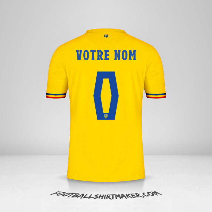 Maillot Roumanie 2024 -  votre nom - 0