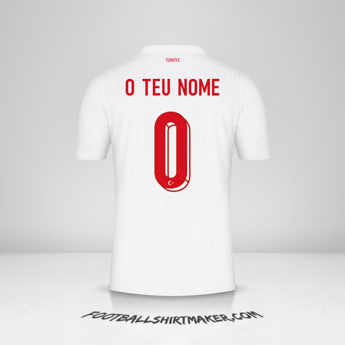 Camisola Turquia 2024 -  o teu nome - 0